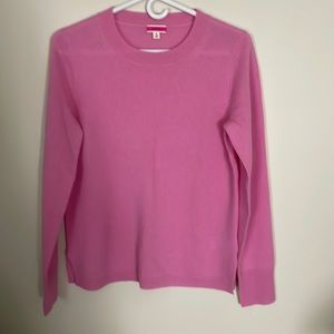 J Crew Cashmere Crewneck Sweater Pink Size S